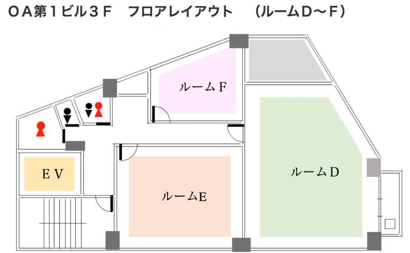 名駅セミナーオフィス 会議室ルームD、E、F｜名駅・牛島町｜会議室セレクト