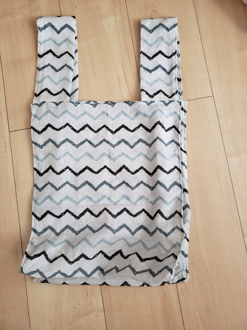 数量限定 ラウンド型エコバッグ<大>紺まとい江戸っ子edocco powered by BASE