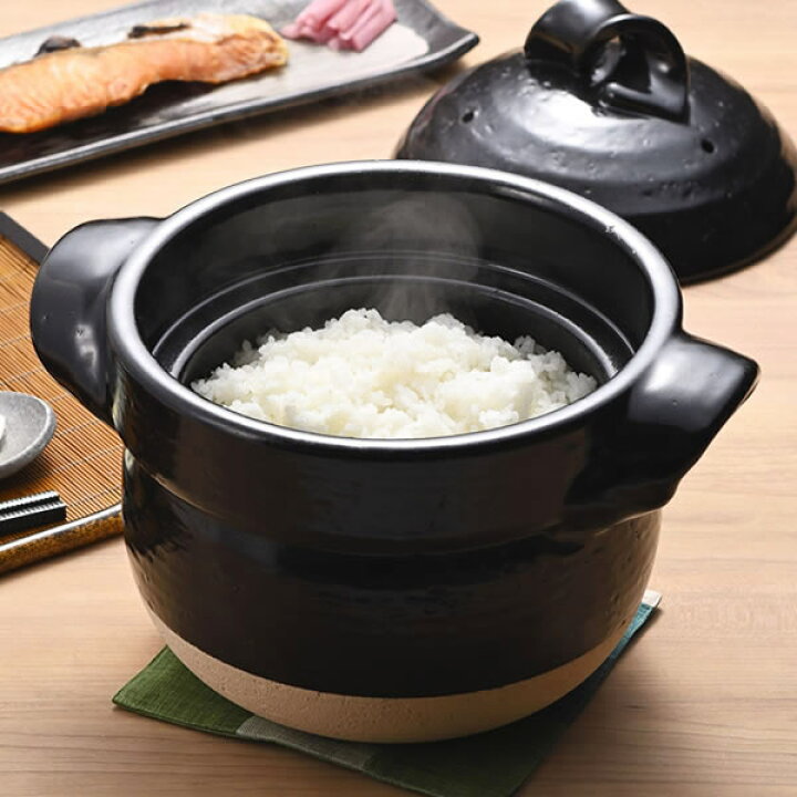 独歩炎 ご飯土鍋 羽釜 5合炊き 2合炊きセット売り 楽天市場 5