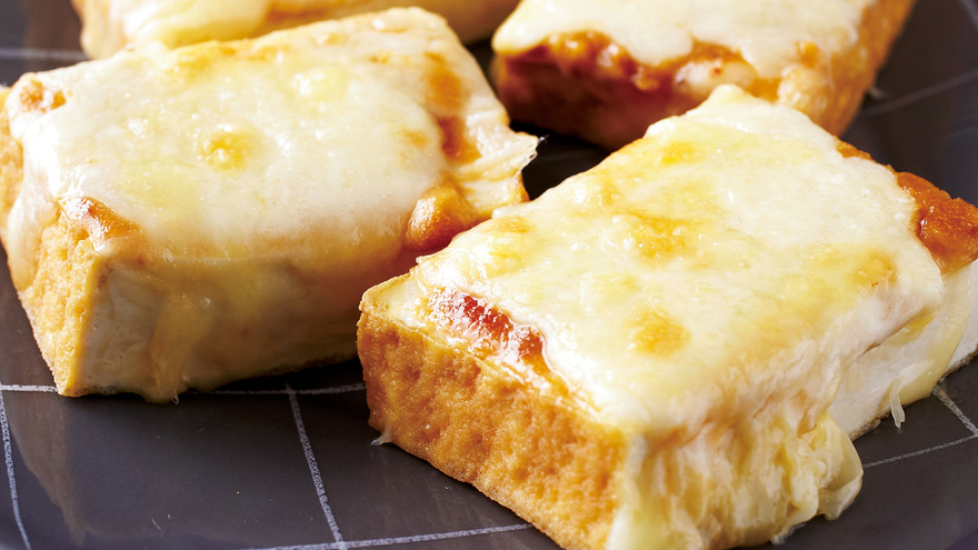 キムチチーズ厚揚げ焼き