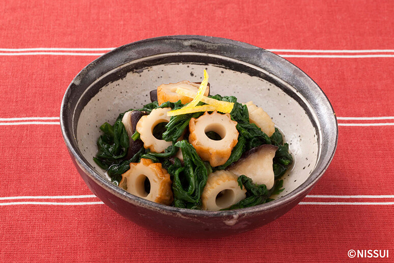 野菜ひとつ 春菊のおひたし