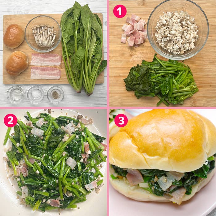 ほうれん草サンドイッチ レシピ・作り方クラシル