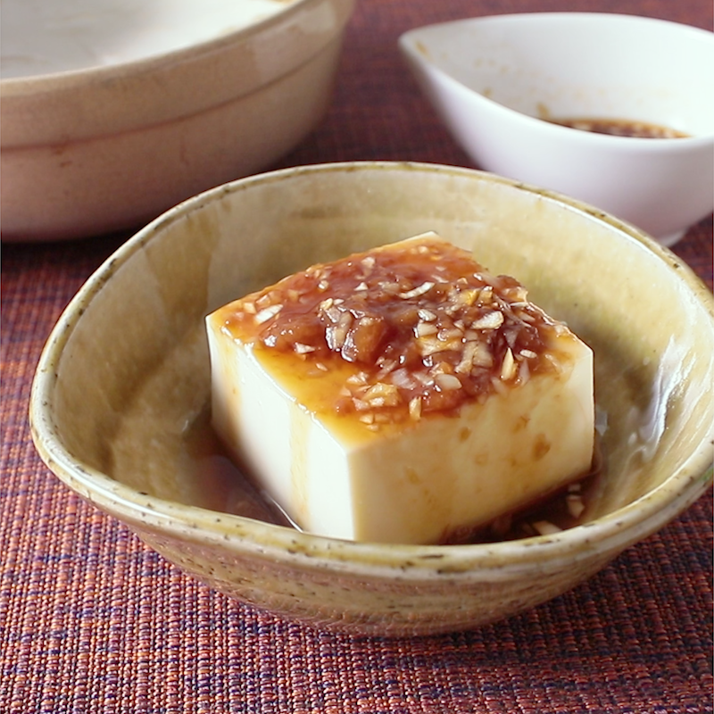 湯豆腐に 簡単 ねぎ醤油のタレ