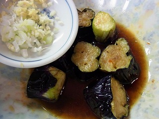 家ごはん 「ナスの揚げびたし」 参考：栗原はるみさんレシピかぶといえごはん＠毎日投稿