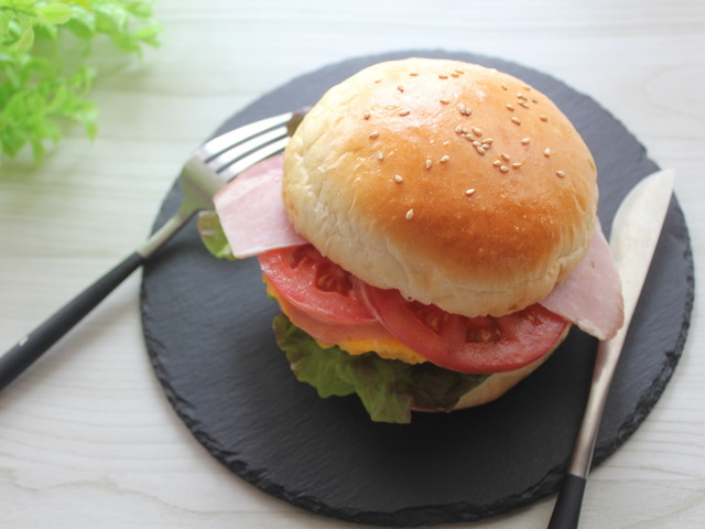 米粉パン 米粉のふわふわバーガーバンズ卵,乳,小麦不使用glutenfree