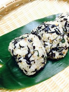 体いきいき☆しそひじきおにぎり