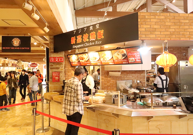 御殿場アウトレット ITADAKI TERRACEのハイレベル鯛ラーメン!牛丼も飲み物です