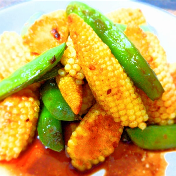 おやつ・おつまみにも!ヤングコーンのオーブン焼き甘辛BBQソース