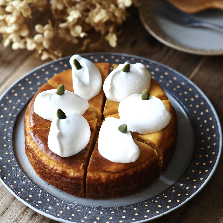 かぼちゃのベイクドチーズケーキ