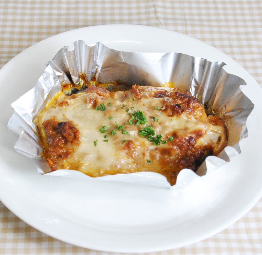 ruriscooking めずらしく洋食の献立です。 余ったミートソースを使ってラザニアを作ったので、それに合わせて副菜を作りました😊 今日の献立☾・ラザニア ・ラタトゥイユ ・春キャベツのベーコン蒸し ・スイートポテト デザート写真にうつってませんが今日はデザート