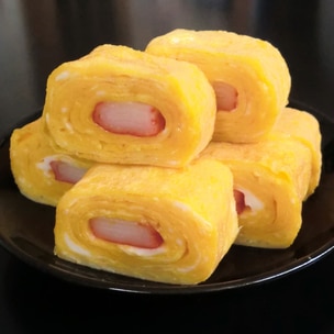 簡単 本みりんで上品な甘み！！鰹節とネギのうまみたっぷり卵焼き☺︎ouchiごはん日記