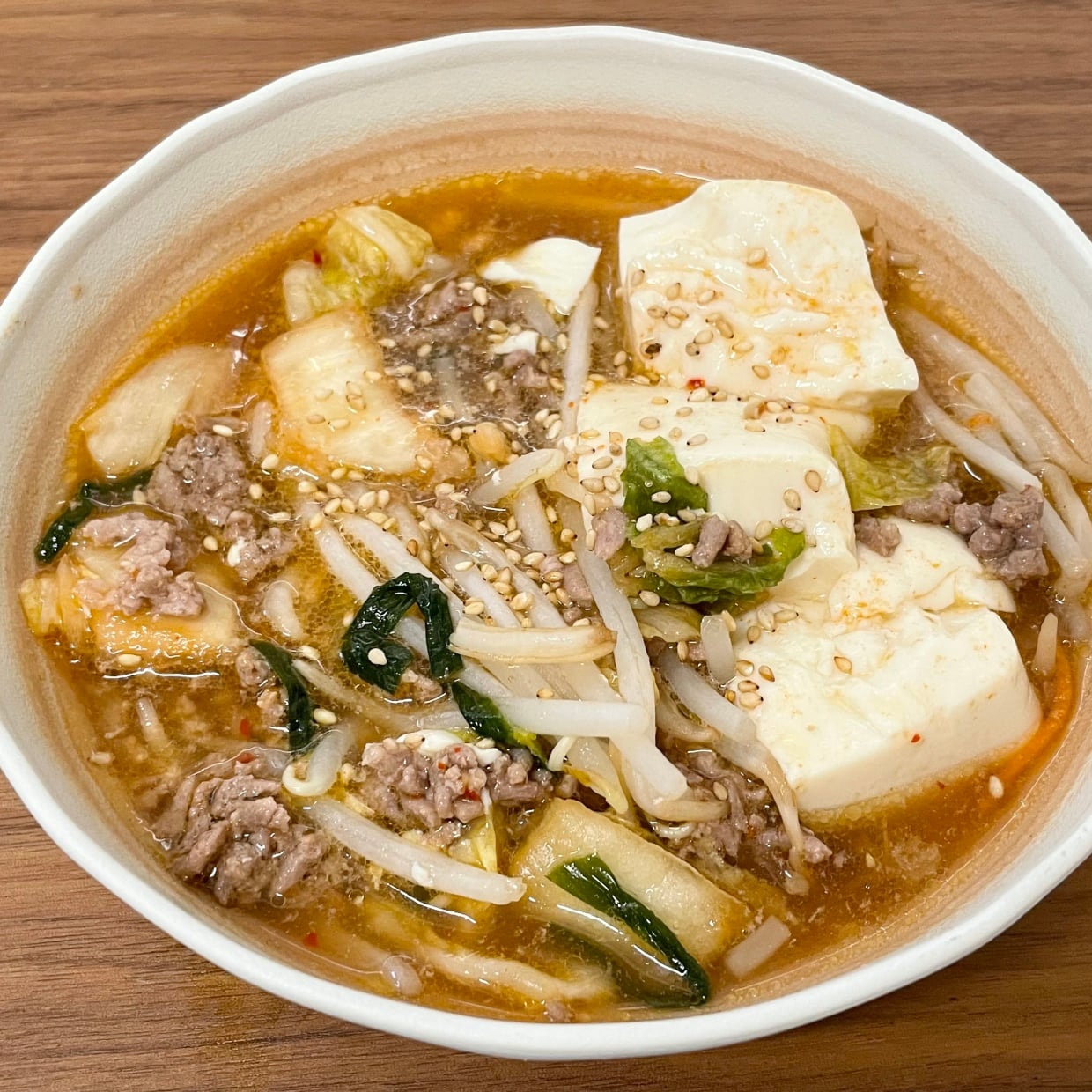 めーっちゃ簡単＊スンドゥブ風キムチチゲ : たっきーママオフィシャルブログ「おしゃべりな台所」 Powered by ライブドアブログ