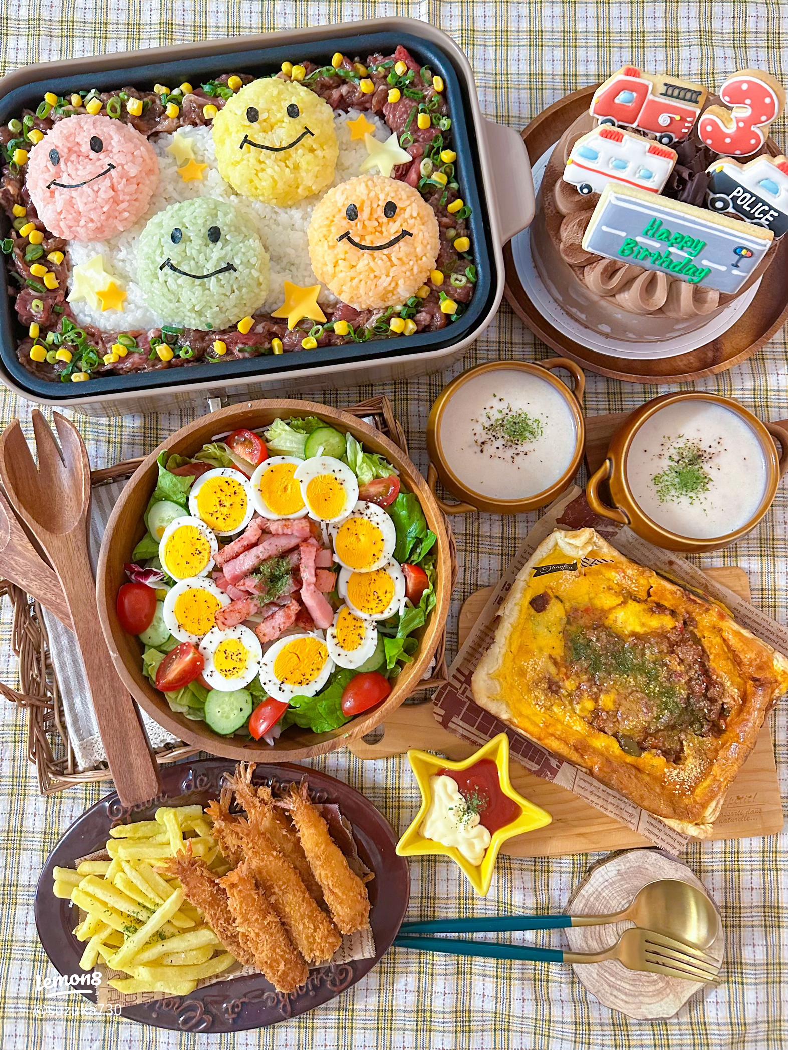 パパでもできた！手抜き料理で誕生日パーティ♪料理のレシピや作り方暮らしニスタ
