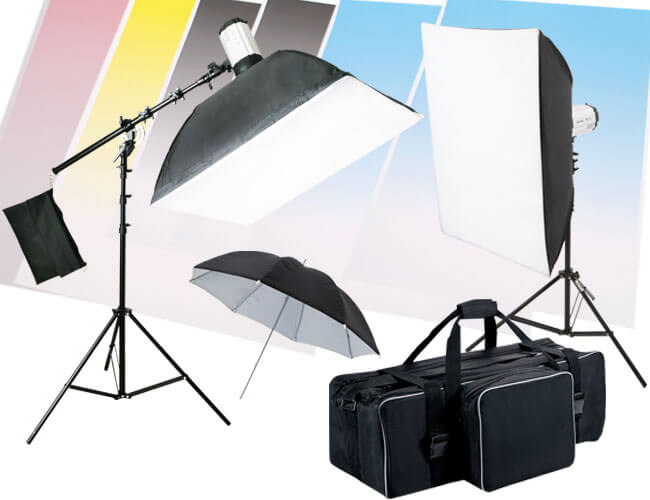 Amazon料理撮影・メニュー撮影用LEDライト EFII-60 ソフトボックス2灯セット 初心者でも撮れる「初めての撮影セット」※OMNIVASによる出荷前調整・国内保証付き 写真撮影機材OMNIVAS定常光ライト