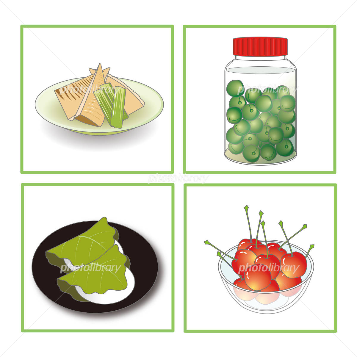 寒い季節をあたたかくする、冬の味覚イラスト10点 商用OK