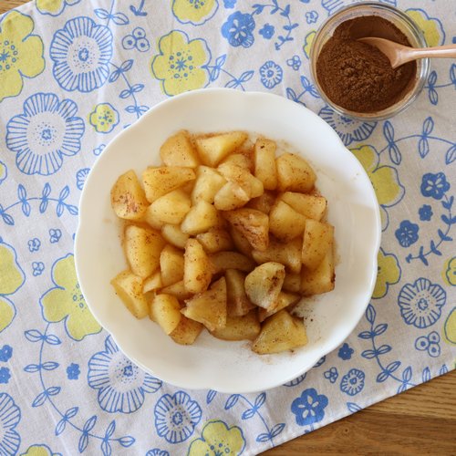 ♪スパイスでお料理上手♡シナモン香るさつまいもとりんご煮けいたんの ちっちゃい しあわせ み～つけたぁ