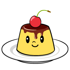 かわいいカラフルなケーキやお菓子、手描きイラストPremiumベクトル素材