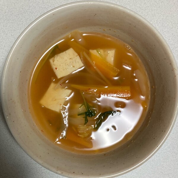 7種具材の海鮮キムチスープフリーズドライならアスザックフーズ公式通販