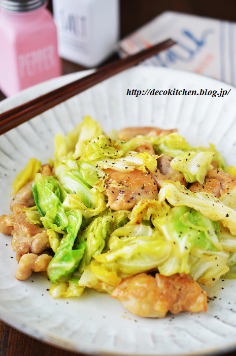 鶏肉とキャベツのガーリック炒めレシピ たっぷり野菜が食べられる