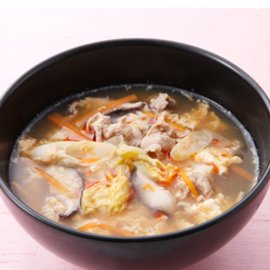 関東の醤油味★めんつゆだけで簡単お雑煮