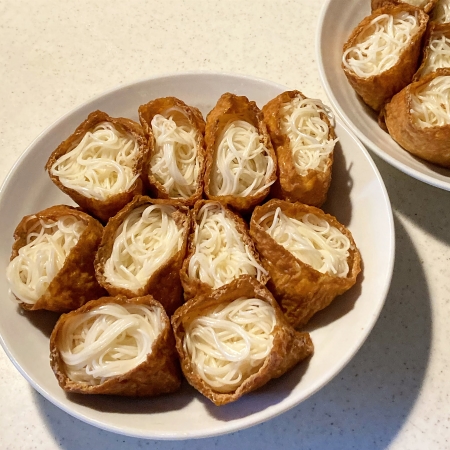 具沢山素麺夜ご飯 素麺 夏麺グランプリいなり寿司焼き鳥ヤマサ醤油 ぼんぼんSnapdish スナップディッシュID:HD50Sa