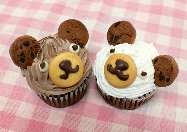 簡単かわいい クマフィンの作り方♪ 可愛すぎて食べられない！