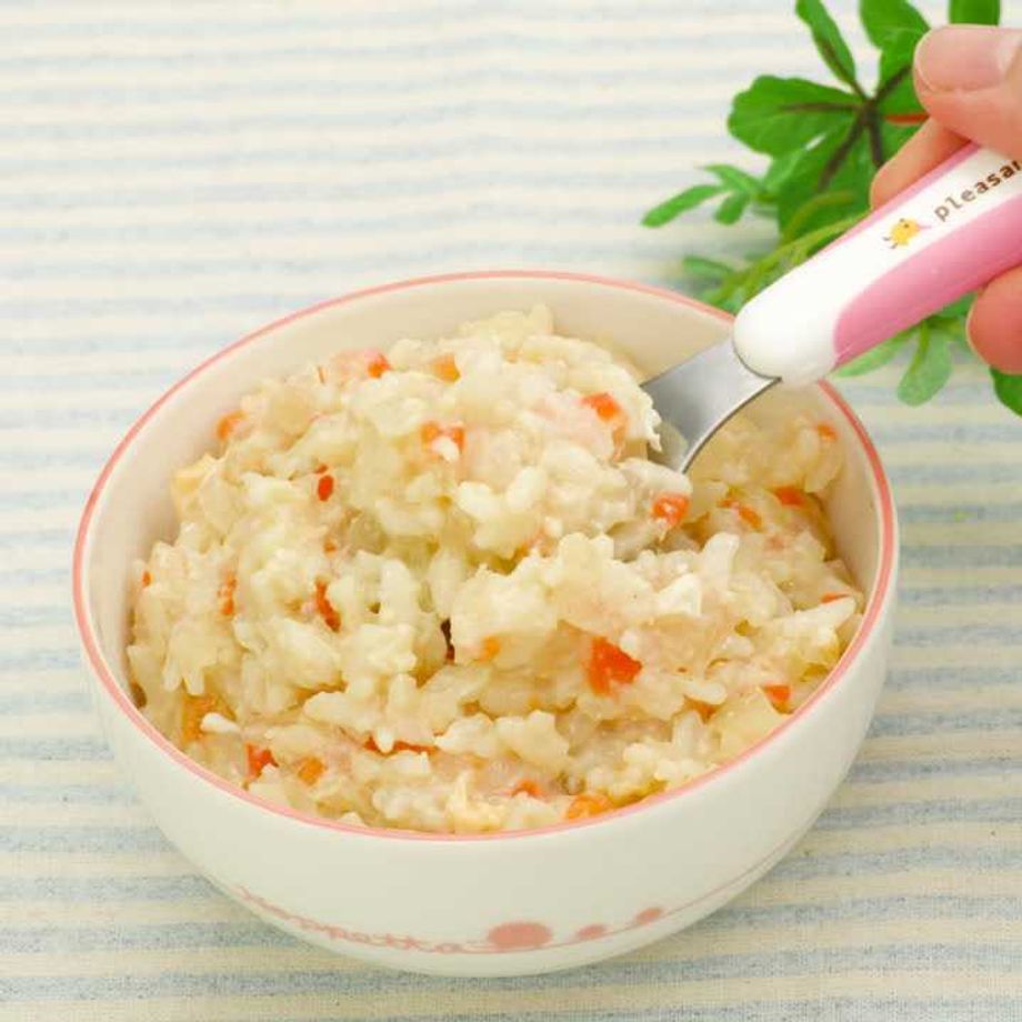 離乳食後期 彩り野菜のおじや