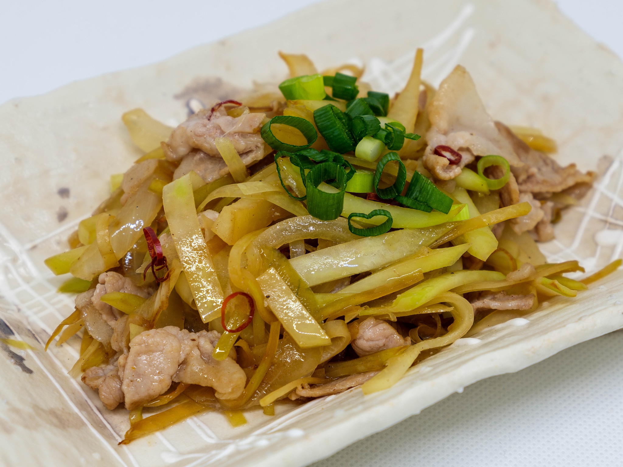 青パパイヤと豚肉の沖縄風炒め物 パパイヤシリシリ by保田美幸さん