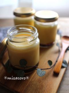 ココット皿でなめらかプリン