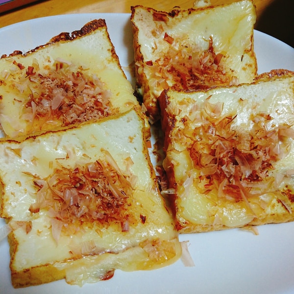 厚揚げ豆腐のネギ味噌チーズ焼き