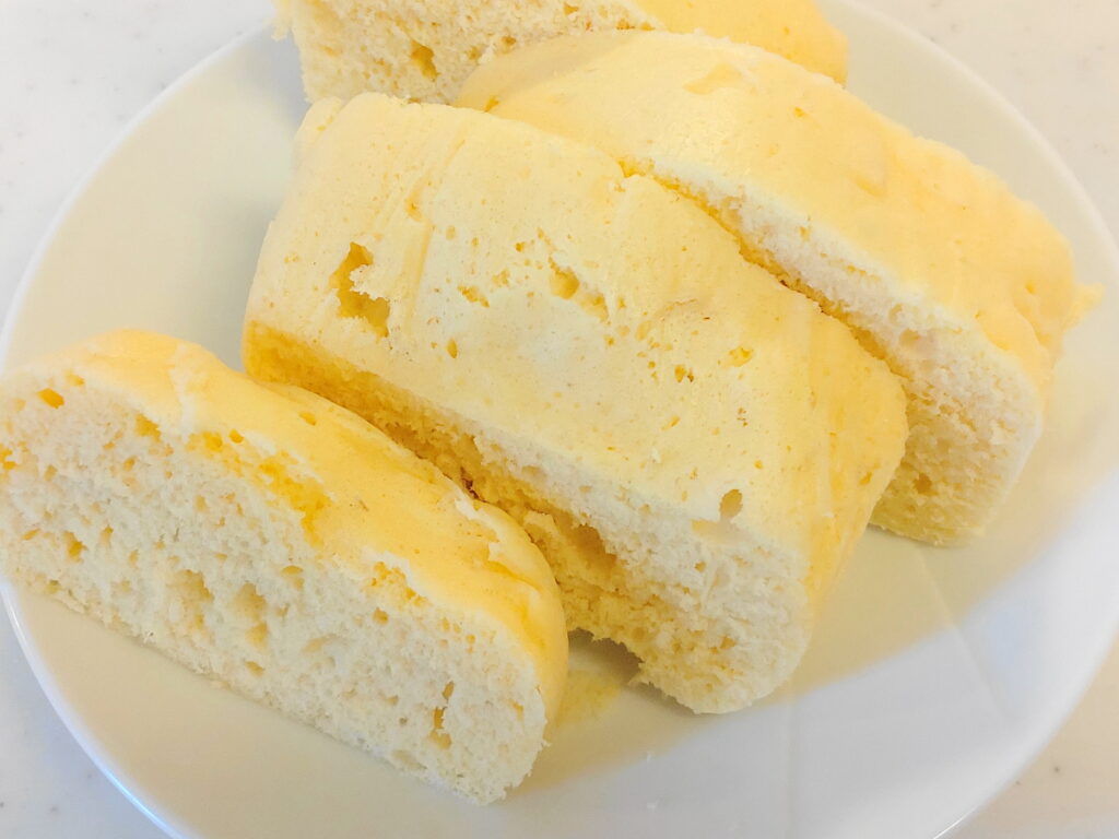 レンジdeチン!HMお好み焼き風蒸しパン