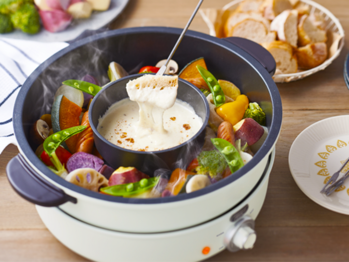 ナッツ香る チーズフォンデュ