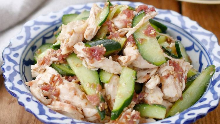 基本からアレンジまで！思わずつくりたくなる「ささみときゅうりの梅肉和え」のレシピ集クックパッド