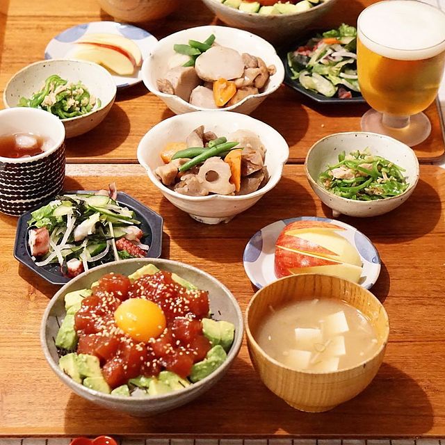 献立 ねばねば漬けマグロ丼と7月の朝二児の母さおぞうの毎日が記念日