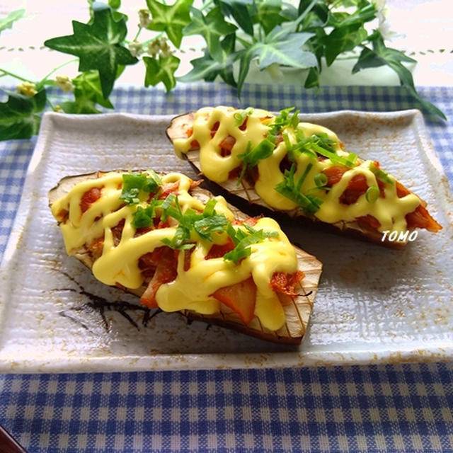 オーブントースターで焼きナス