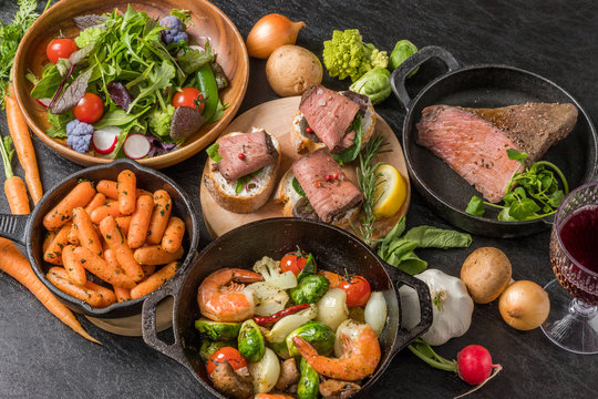 鶏モモ肉と野菜のオーブン焼きジジェット風