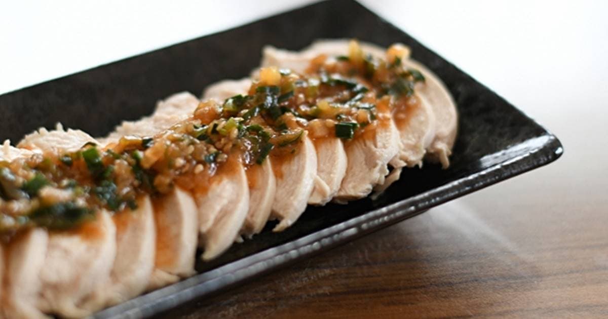 ※オススメです 材料3つ！レンジで１発 解凍不要！だし鶏チャーシュ