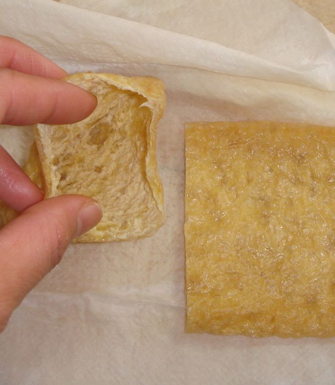 油揚げを袋状に開く下ごしらえのきほん 加工品オレンジページnet