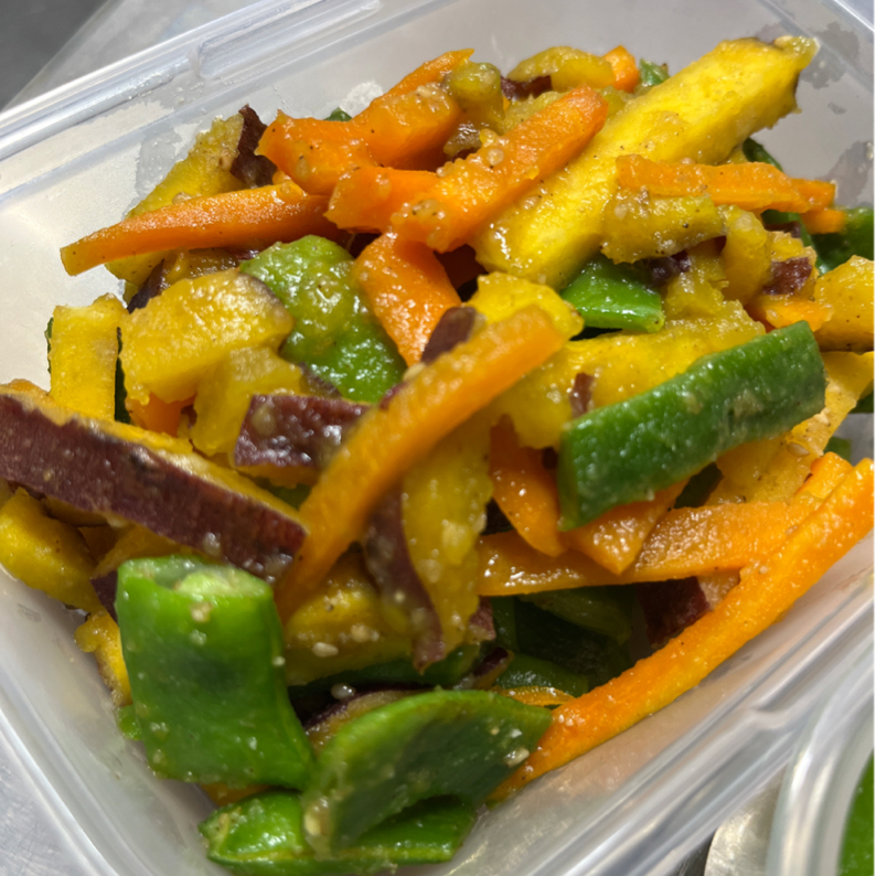 さつまいものバター醤油きんぴら