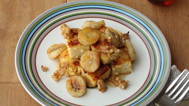 まるごとバナナがたまらない♡カラメルバナナのフレンチトーストHow To Make French toast of Caramel Banana