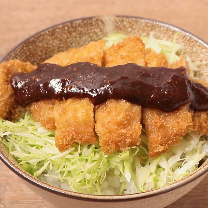 めんつゆで簡単かつ煮