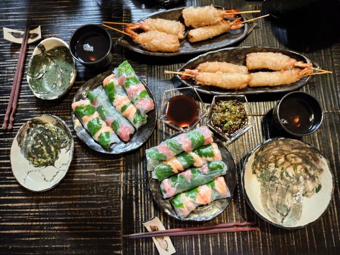 ナンプラーたれ・生春巻き - FODMAP 低フォドマップ 過敏性腸症候群 IBS レシピ 無い知識絞って考えたレシピ