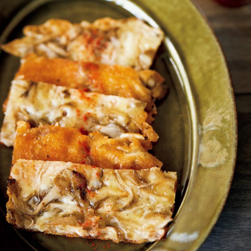 舞茸」にチーズ・オリーブオイルをかけて焼くだけ。舞茸のおいしい食べ方