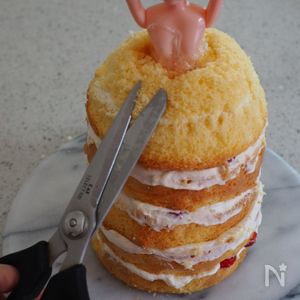 ティアナケーキの作り方⠀ ⠀ 雨の日が続くお盆休み 長女の突然の