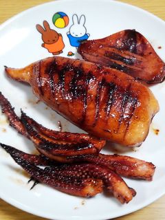 おつまみにも☆フライパンでイカ焼き