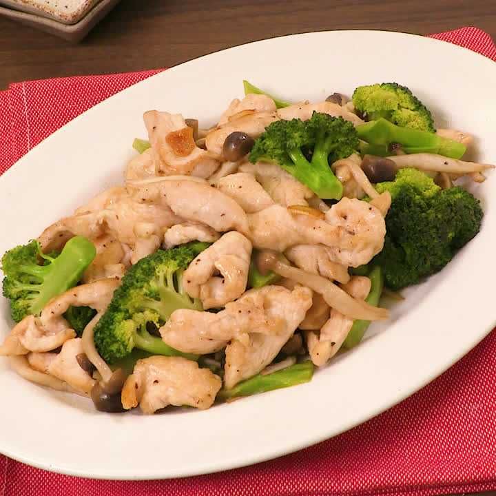 鶏むね肉レシピ レンジで！鶏むね肉とブロッコリーの旨だれ