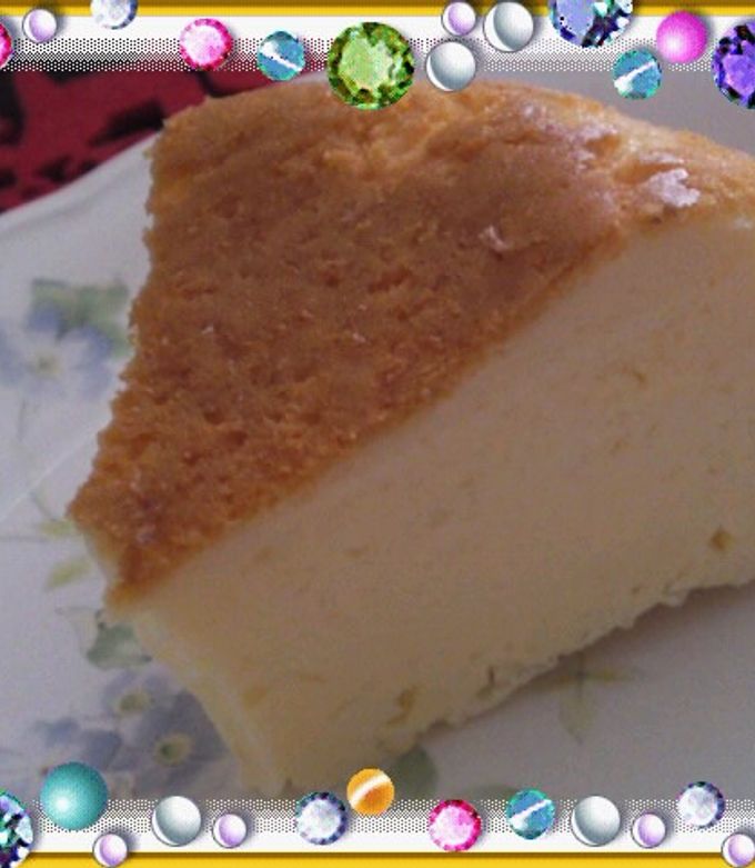 ヨーグルトとHMの炊飯器でチーズケーキ風