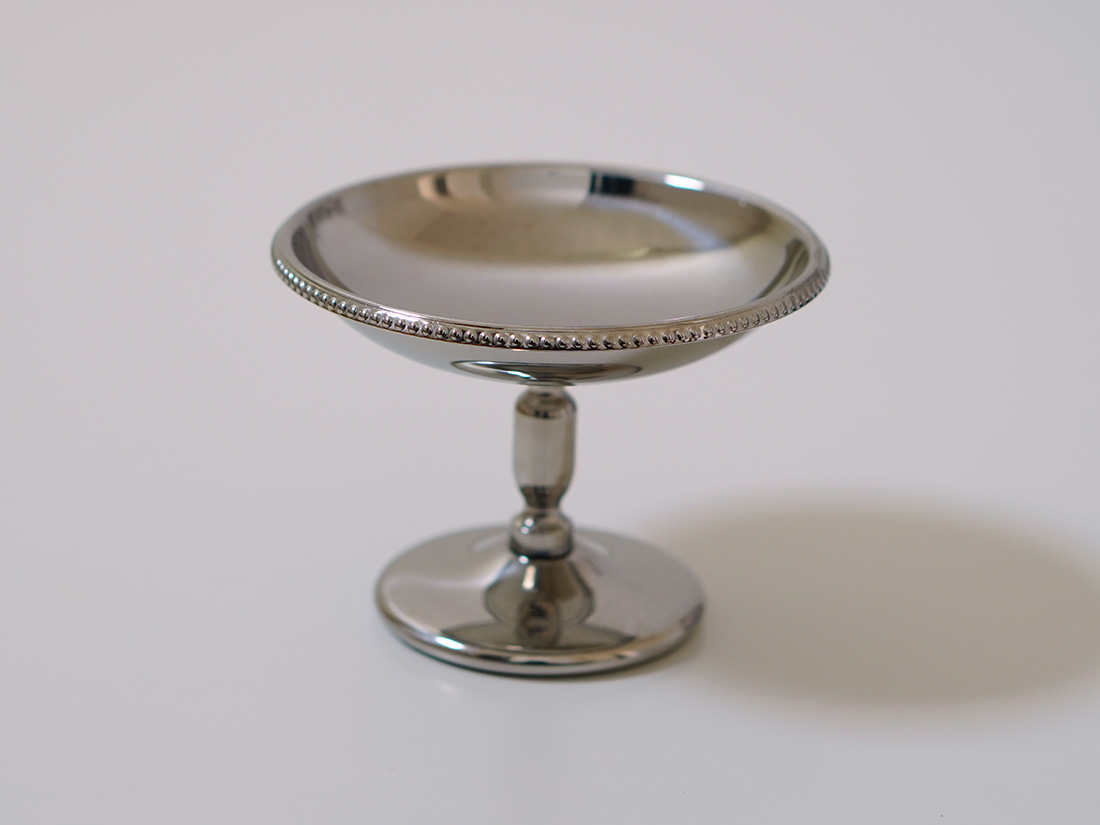 アイスクリーム 皿 デザート フルーツ 昭和 レトロ アルミソーサー スプーン 純喫茶 ステンレス製アイスクリーム