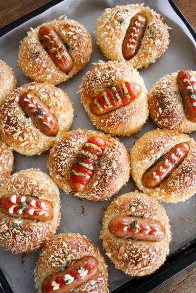 フライパンで簡単♪ ウインナーチーズロール