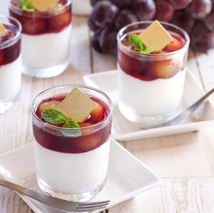 砂糖不使用！葡萄のジェラート